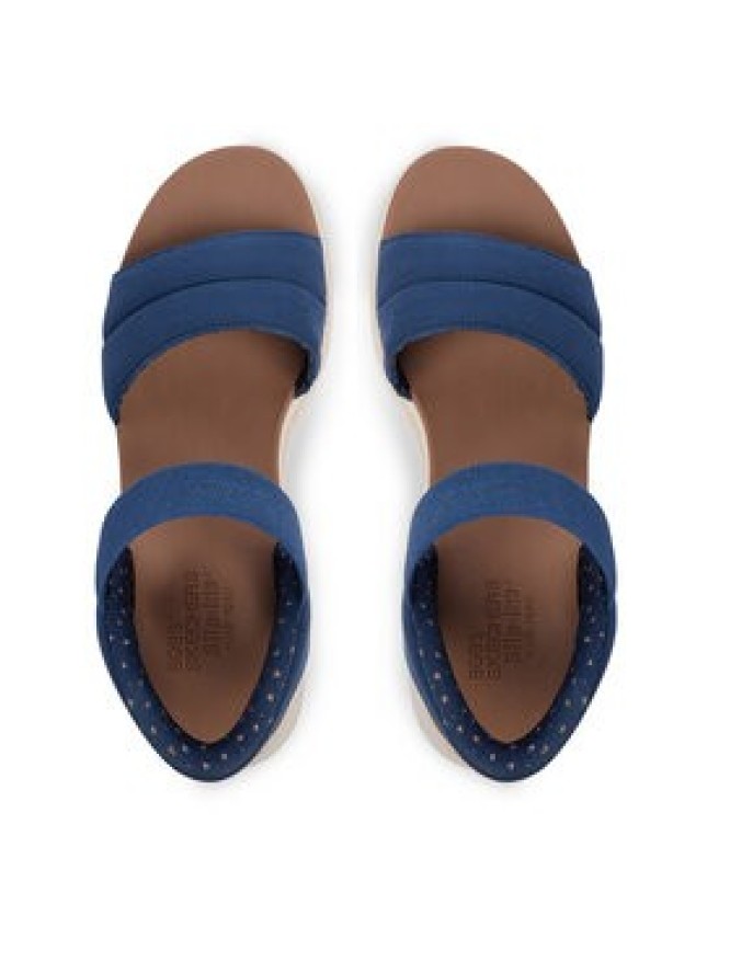 Skechers Sandały BOBS Sun Ray 114413/NVY Granatowy