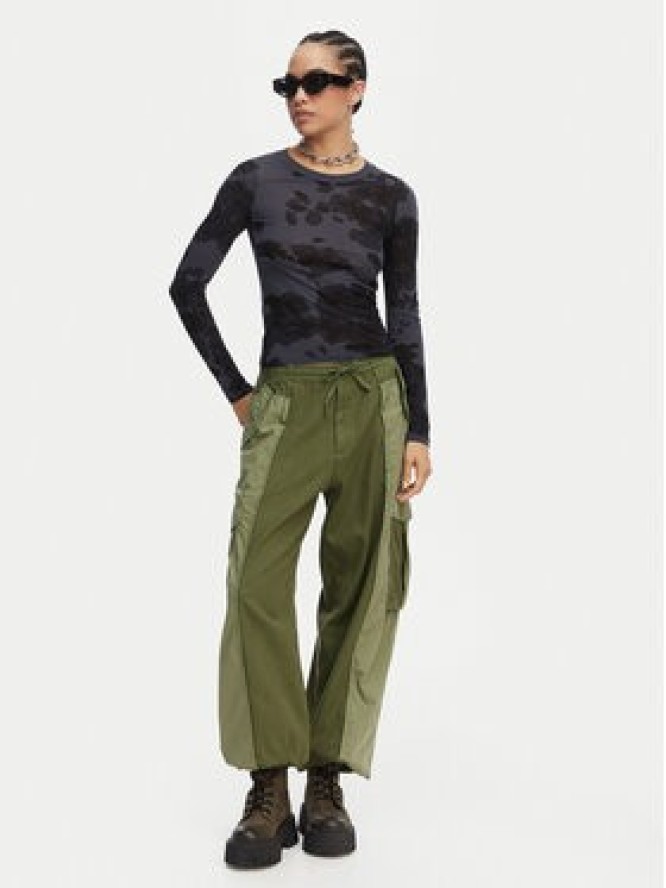 G-Star Raw Spodnie cargo D29010-E519 Zielony ciemny Straight Fit