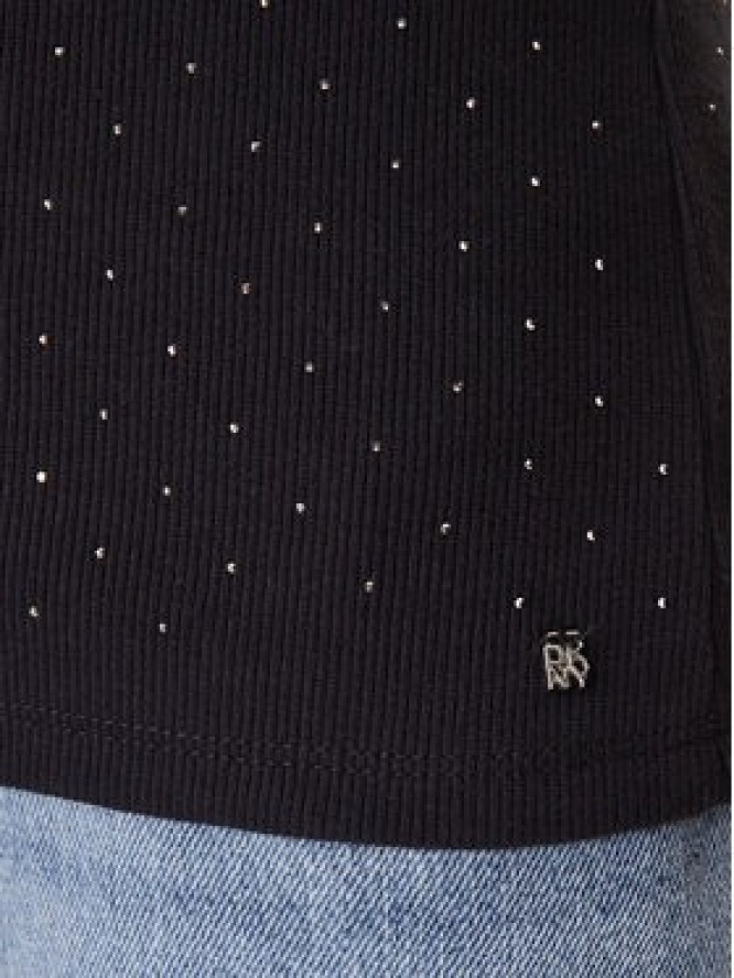 DKNY Top DJ6T1730 Czarny Slim Fit