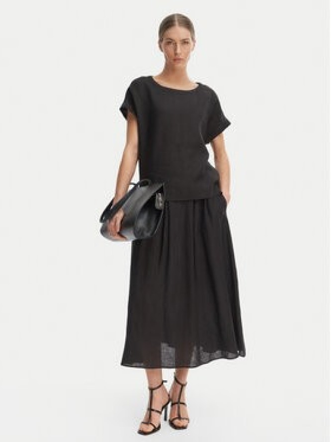 Marella Spódnica trapezowa Biada 2615101082 Czarny Regular Fit