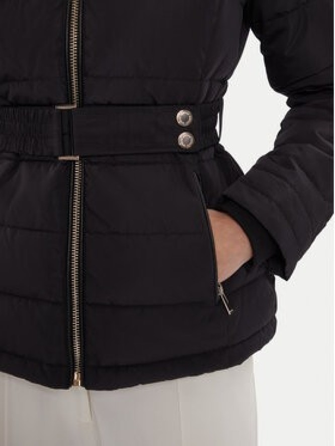 Morgan Kurtka puchowa 252-GAMONI Czarny Slim Fit