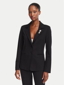 Marella Marynarka Gommoso 2623916034 Czarny Slim Fit