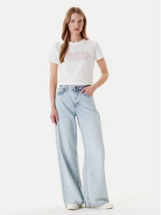 Guess T-Shirt V5YI08 J1314 Biały Regular Fit