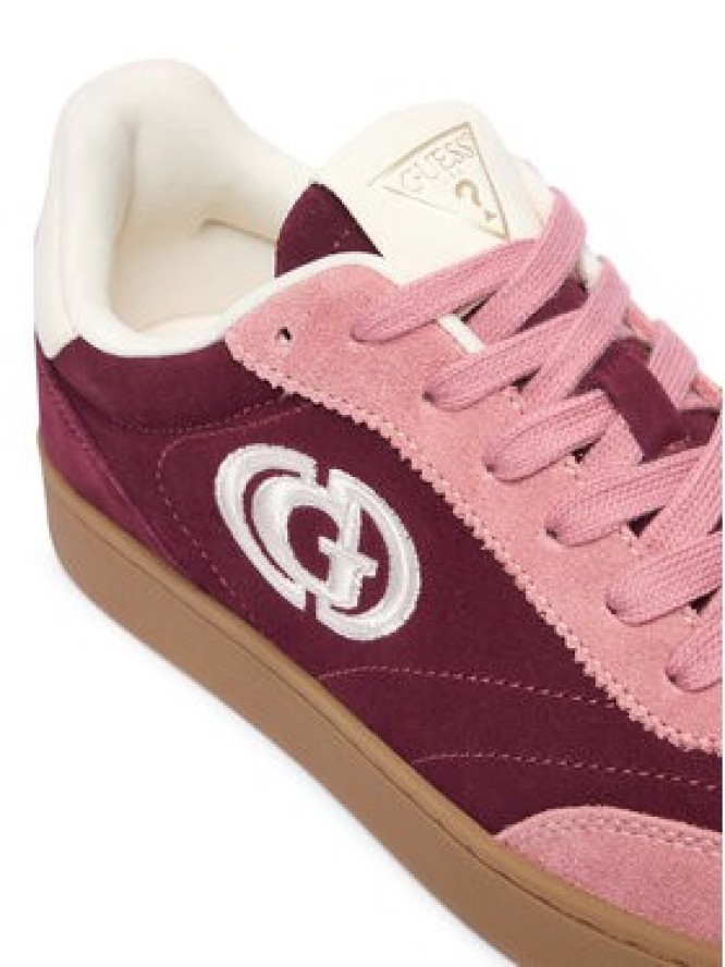 Guess Sneakersy FLTJAC SUE12 Różowy ciemny