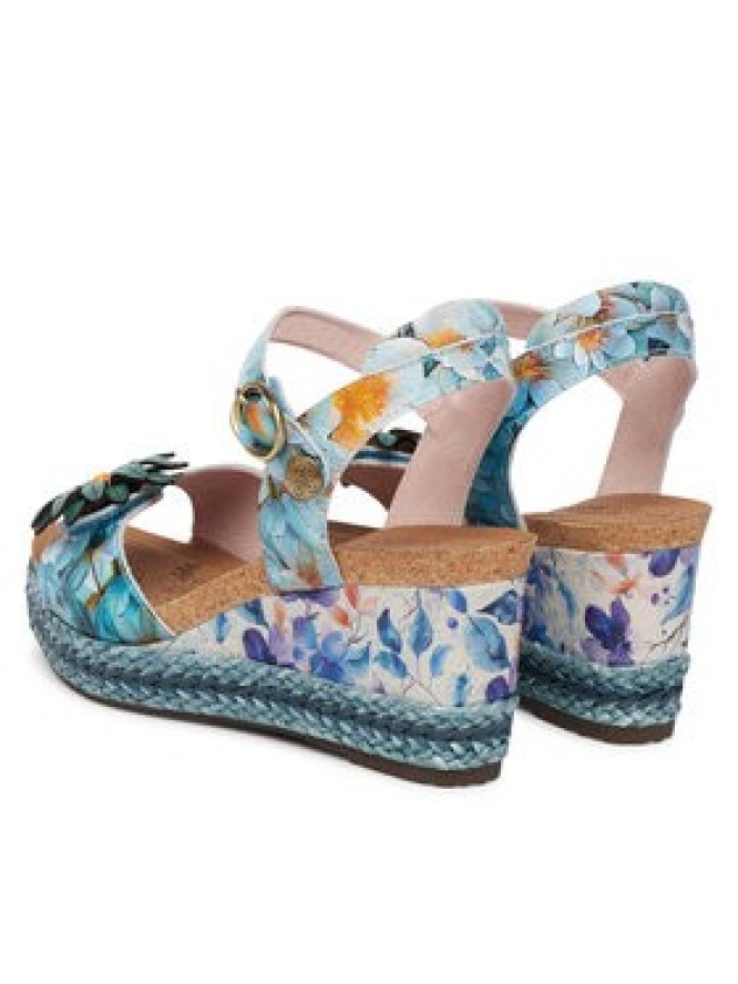 Laura Vita Sandały Facyo 75 Niebieski