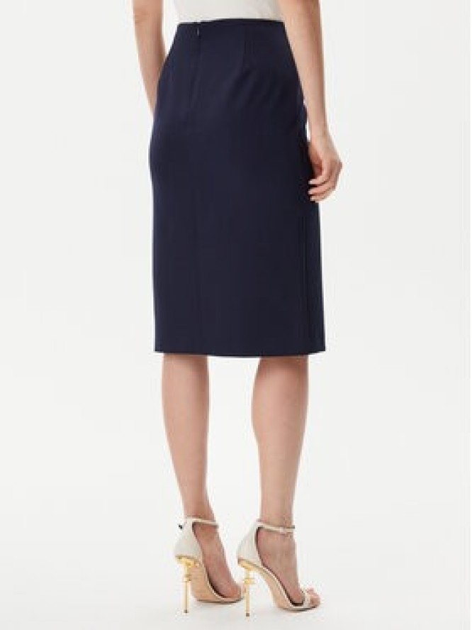 Artigli Spódnica ołówkowa ACGO000930 Granatowy Regular Fit