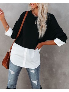 Milan Kiss Tunika w kolorze czarnym rozmiar: L