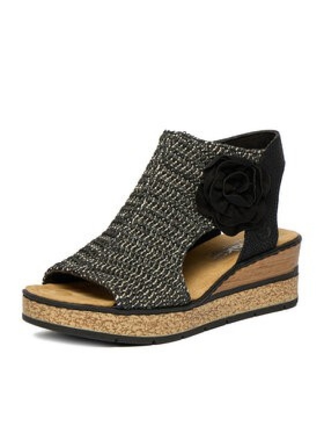 Rieker Sandały CEO-63791-01 Czarny