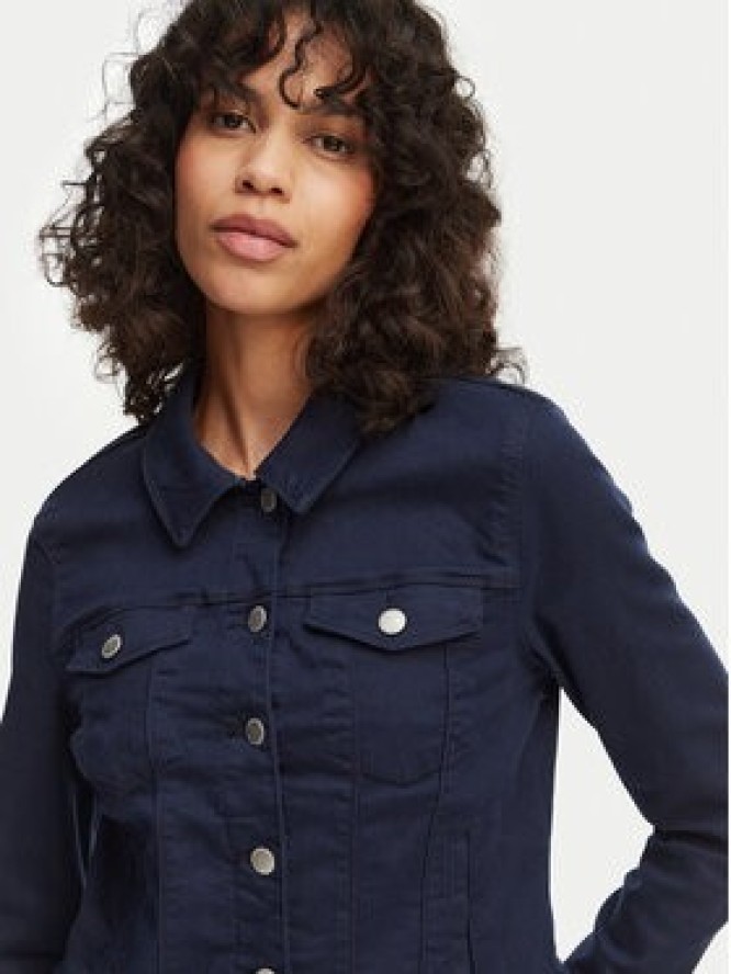 Vero Moda Kurtka jeansowa Wild 10284492 Granatowy Regular Fit