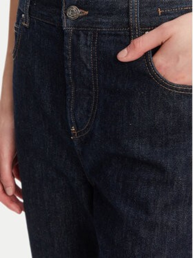 Marella Jeansy Tomboy 2523186074 Granatowy Loose Fit