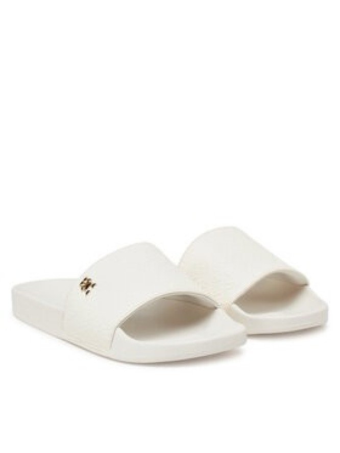 Tommy Hilfiger Klapki Th Monogram Poolside FW0FW08525 Biały