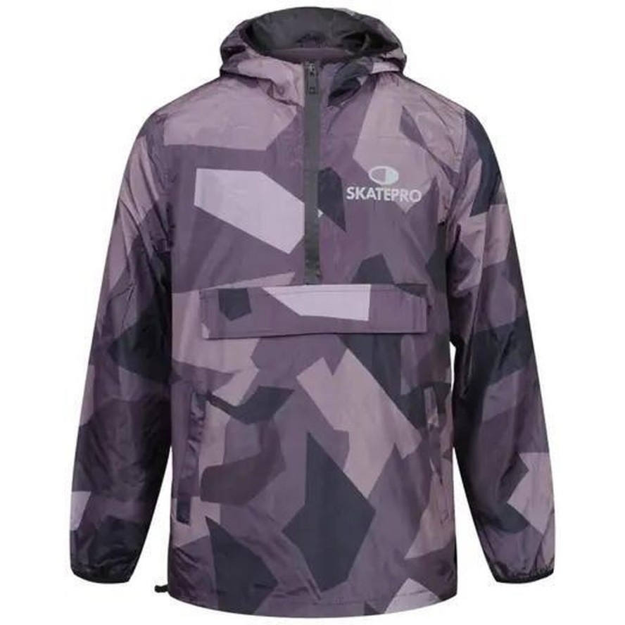 Odzież Outdoor unisex SkatePro Graphic Kurta Wiatrówka - M - Grey Camo
