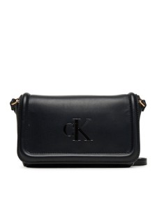 Calvin Klein Torebka Bold Ck Flap Crossbody LV04F1027G Czarny