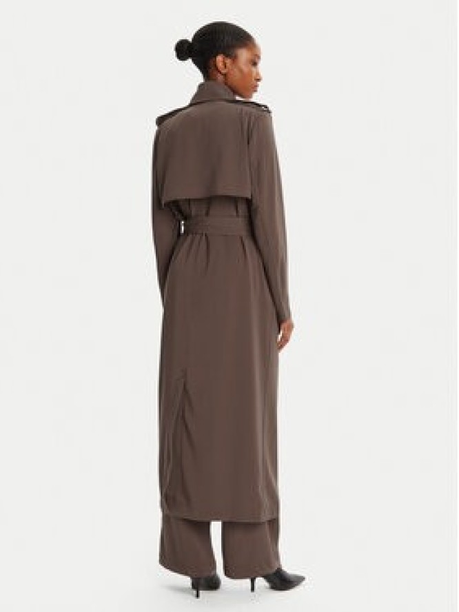 Bardot Trencz Kira Trench Coat 57053JB3 Brązowy Regular Fit