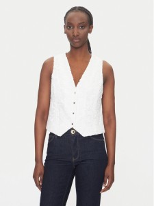 Morgan Kamizelka 242-ONFLEU Biały Regular Fit