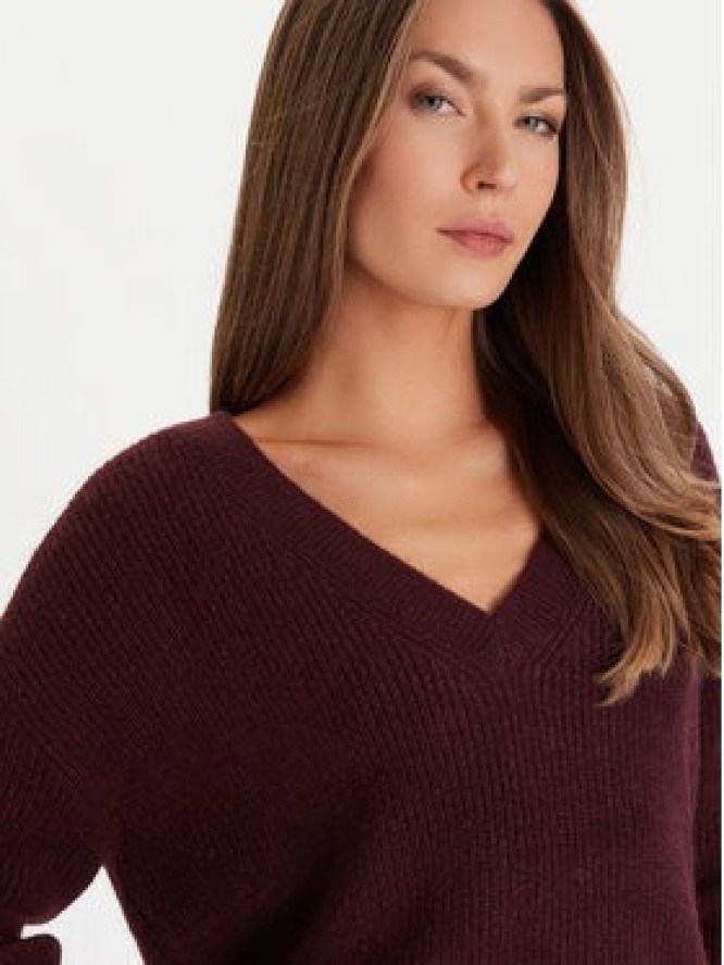 Morgan Sweter 252-MSTAR Bordowy Regular Fit