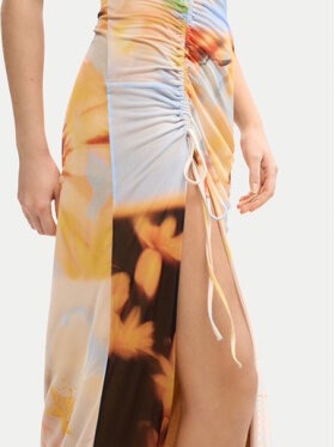 Desigual Sukienka letnia Jade 26SWVK38 Kolorowy Slim Fit