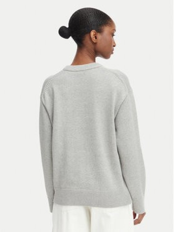 Calvin Klein Jeans Sweter LV044G313G Szary jasny Regular Fit