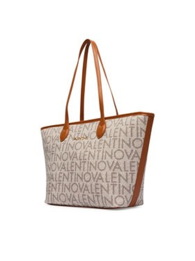 Valentino Torebka Logo VBSA1F02 Beżowy