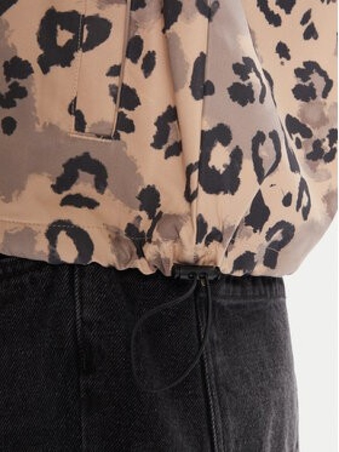 adidas Kamizelka Animal Print 3-Stripes JV6957 Beżowy Loose Fit