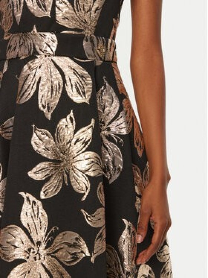 Rinascimento Sukienka koktajlowa CFC0121716003 Czarny Regular Fit