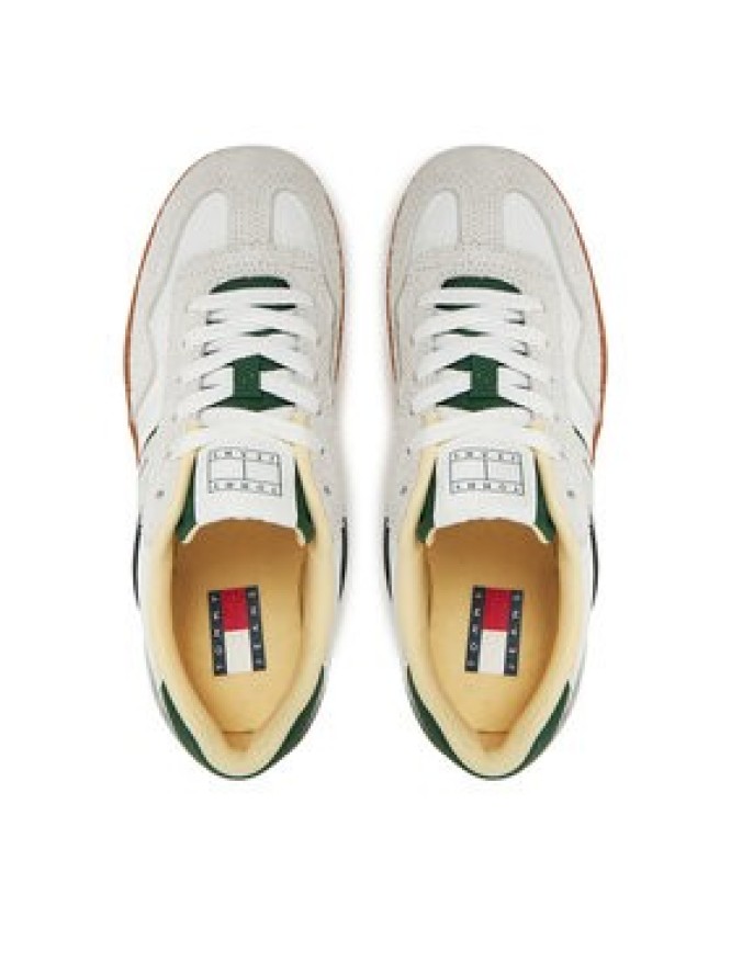 Tommy Jeans Sneakersy The Greenwich Mix Media EN0EN02730 Biały