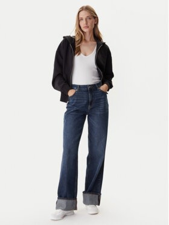 Calvin Klein Bluza LV044C211G Czarny Relaxed Fit