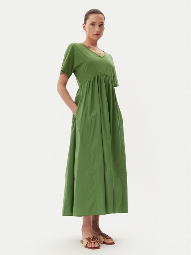 Weekend Max Mara Sukienka codzienna Brozno 2515621082 Zielony Relaxed Fit