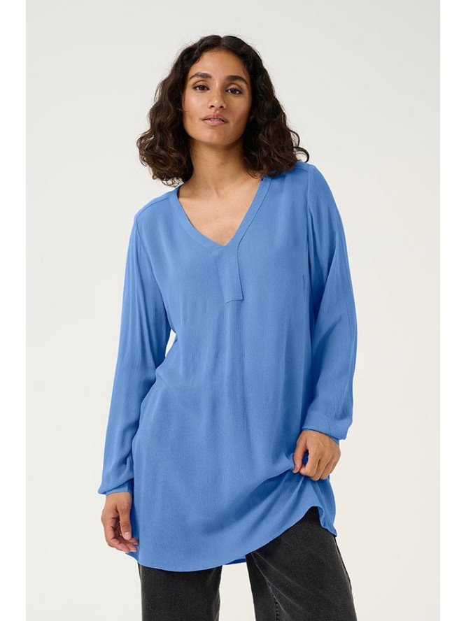 Kaffe Tunika "Amber" w kolorze błękitnym rozmiar: 44