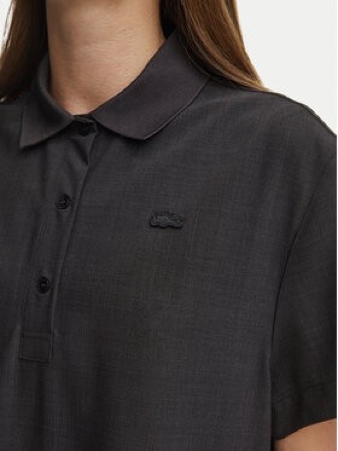 Lacoste Sukienka codzienna EF0197 Szary Regular Fit