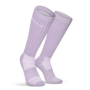 Podkolanówki do gry w padla Padel Siroko Contour Lavender