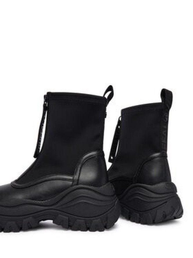 Buffalo Botki Lola Front Zip 1270140 Czarny