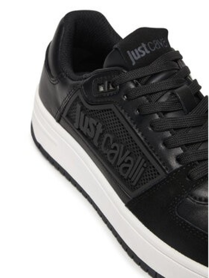 Just Cavalli Sneakersy 80RA3SM1 ZPC09 Czarny