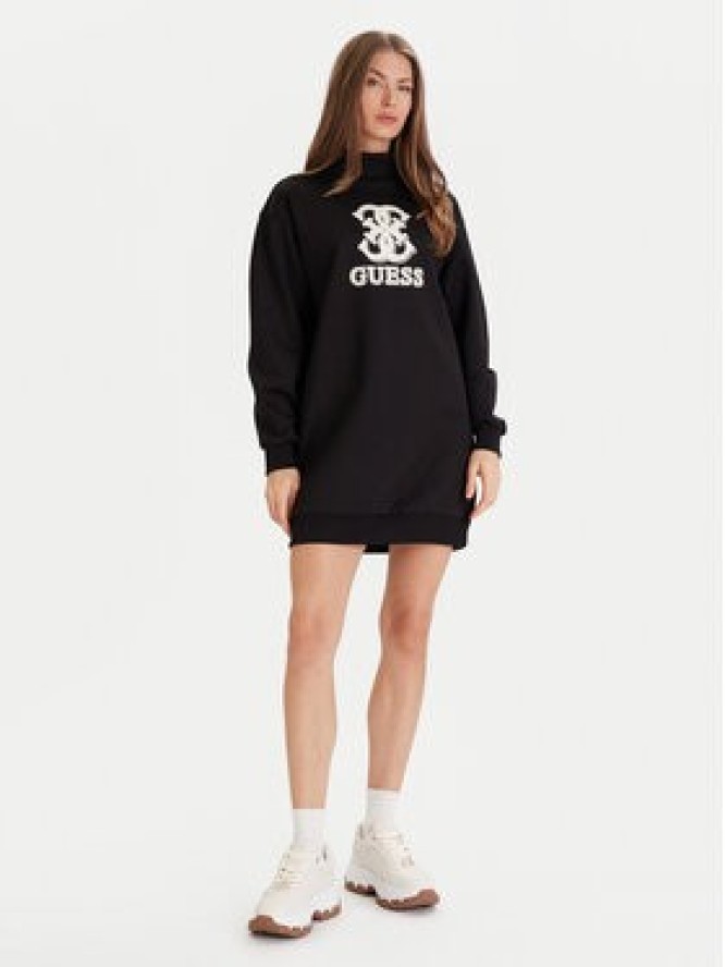 Guess Sukienka codzienna V5YK07 KCX22 Czarny Regular Fit