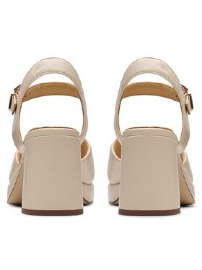 Clarks Sandały Ritzy75 Rae 26181304 Écru