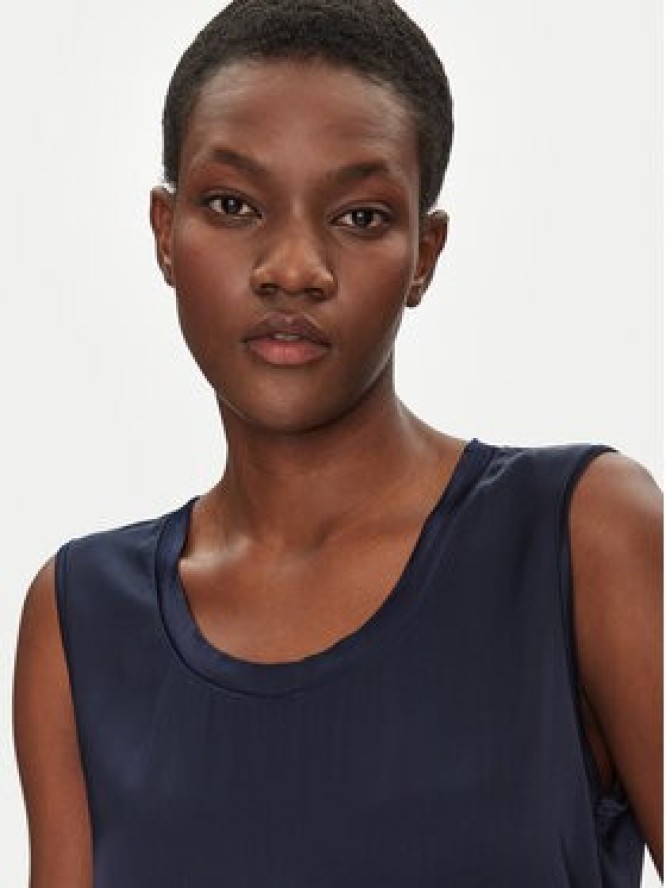 ViCOLO Bluzka TD0006 Granatowy Relaxed Fit