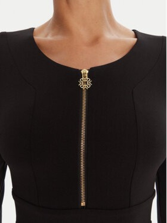 Rinascimento Sukienka koktajlowa CFC0125584003 Czarny Slim Fit