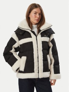 KARL LAGERFELD Kurtka zimowa B4W15004 Czarny Regular Fit
