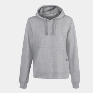 Bluza damska Joma Montana z kapturem – szary melanż, M