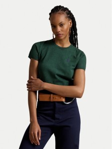 Polo Ralph Lauren T-Shirt 211971872508 Zielony Regular Fit