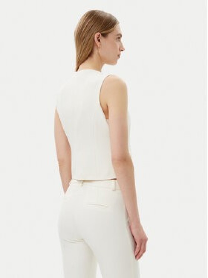 Maryley Kamizelka 25EB128/43VA Écru Regular Fit