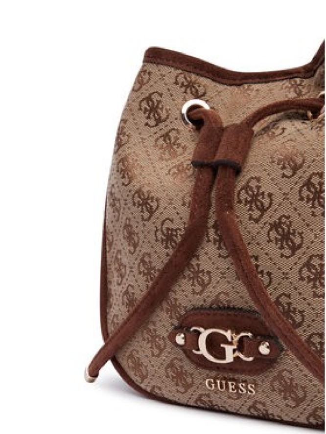 Guess Torebka Samantha Mini HWJG23 13770 Brązowy