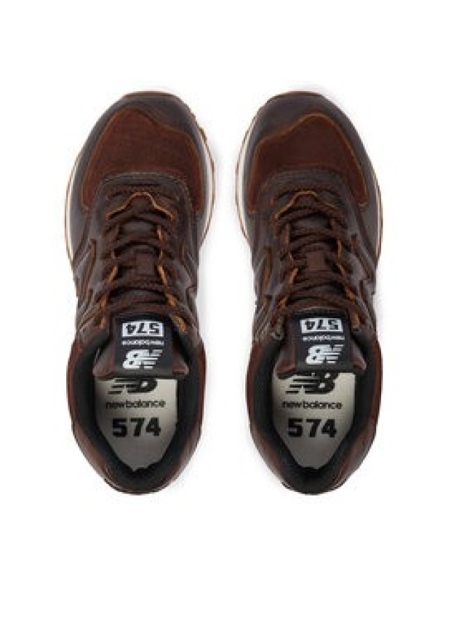 New Balance Sneakersy W574HM Brązowy ciemny