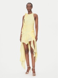 Bardot Sukienka koktajlowa 59046DB Żółty Regular Fit