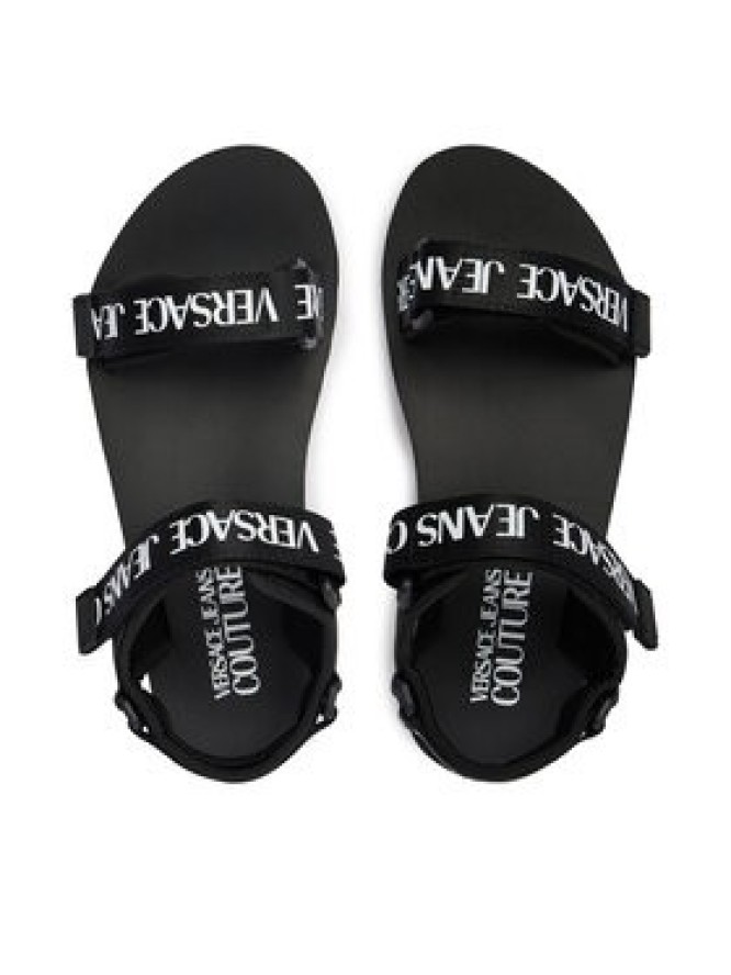 Versace Jeans Couture Sandały 80VA3SX4 ZS630 Czarny