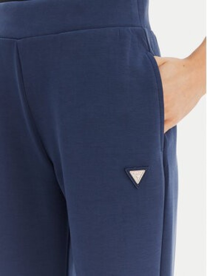Guess Spodnie dresowe V4YB08 KCAY2 Granatowy Regular Fit