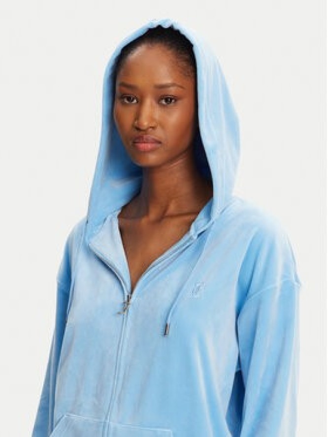 Juicy Couture Bluza Halan JCWAS24342 Niebieski Oversize
