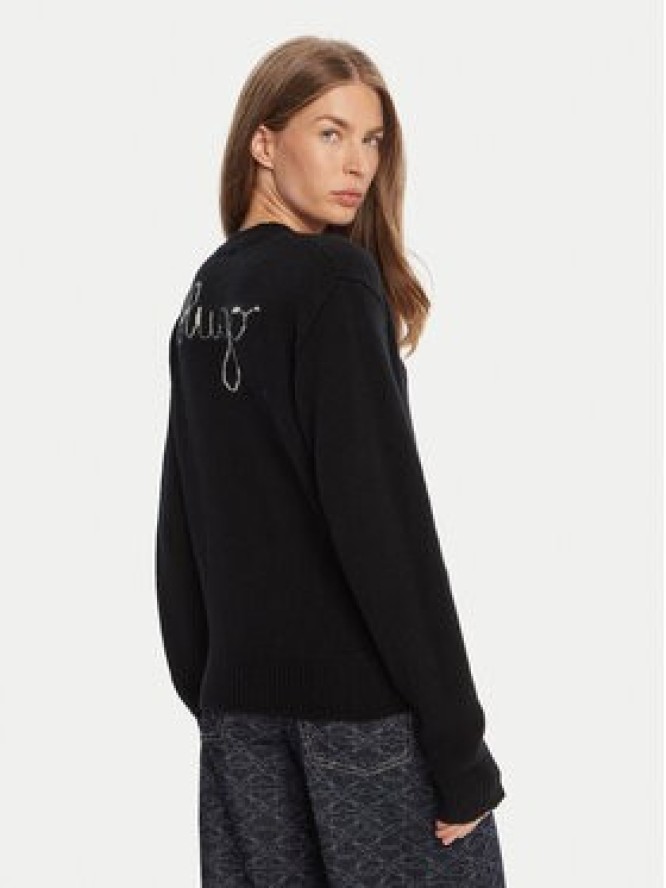 HUGO Sweter Solanu 50545092 Czarny Regular Fit