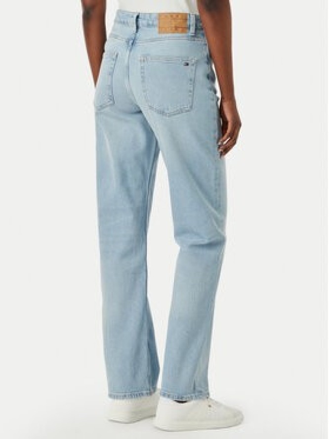 Tommy Jeans Jeansy Layla DW0DW23018 Niebieski jasny Straight Fit