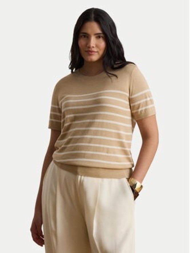 LAUREN RALPH LAUREN T-Shirt Eyelah 200P13973002 Beżowy Regular Fit